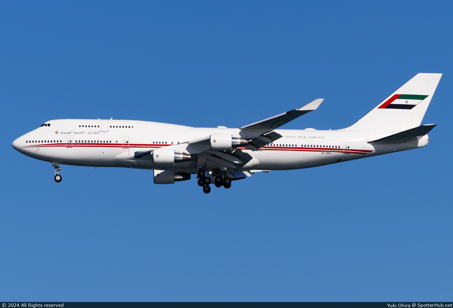 Photo of A6-HRM - Boeing 747-422 operated by Dubai Royal Air Wing
