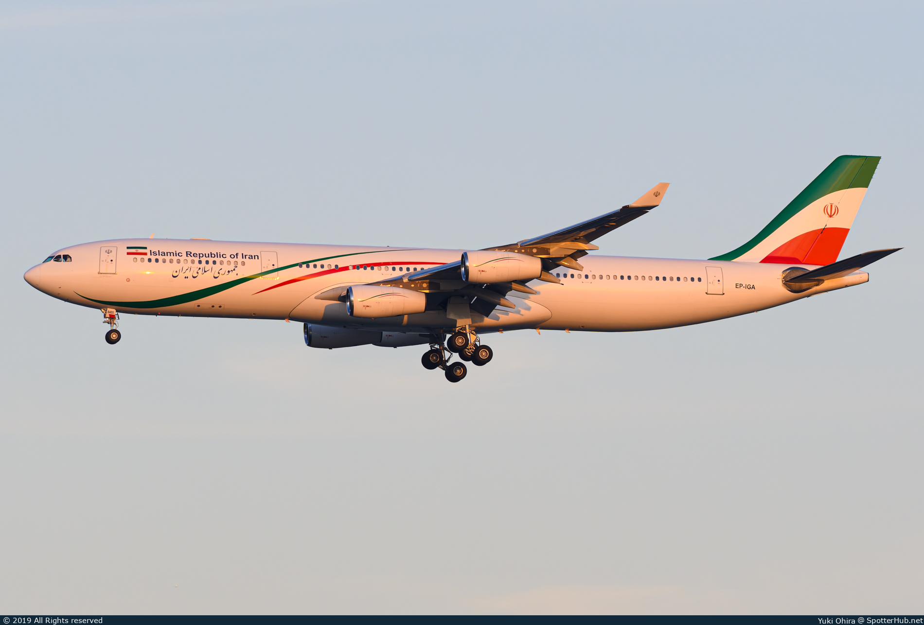 Photo of EP-IGA - Airbus A340-313 operated by Government of Islamic Republic of Iran