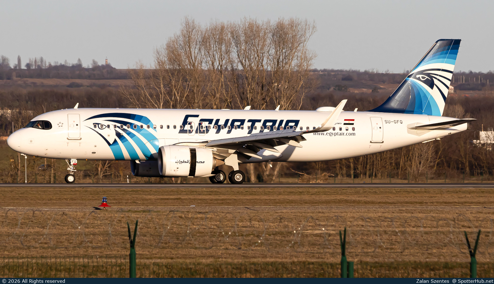 Photo of SU-GFQ - Airbus A320-251N operated by Egyptair