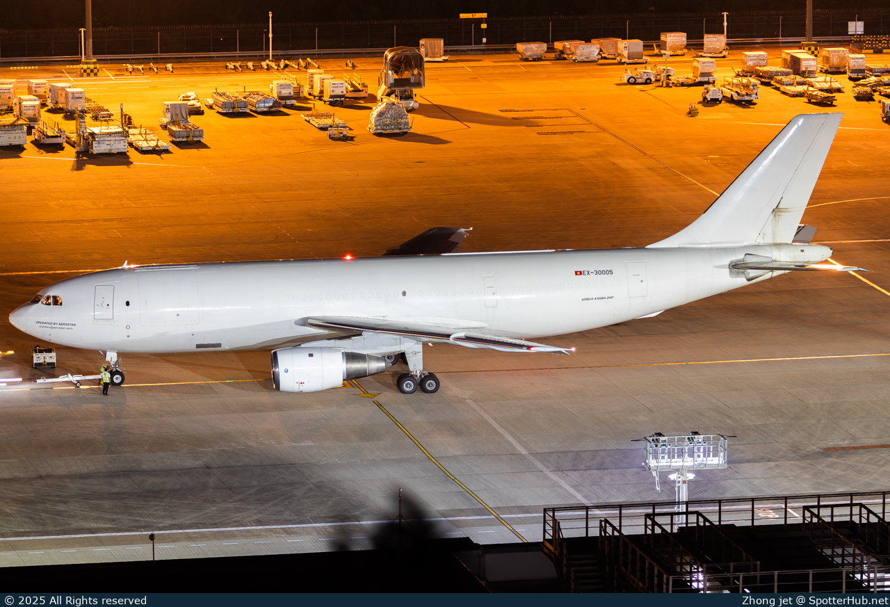 Photo of EX-30005 - Airbus A300B4-103(F) operated by Aerostan