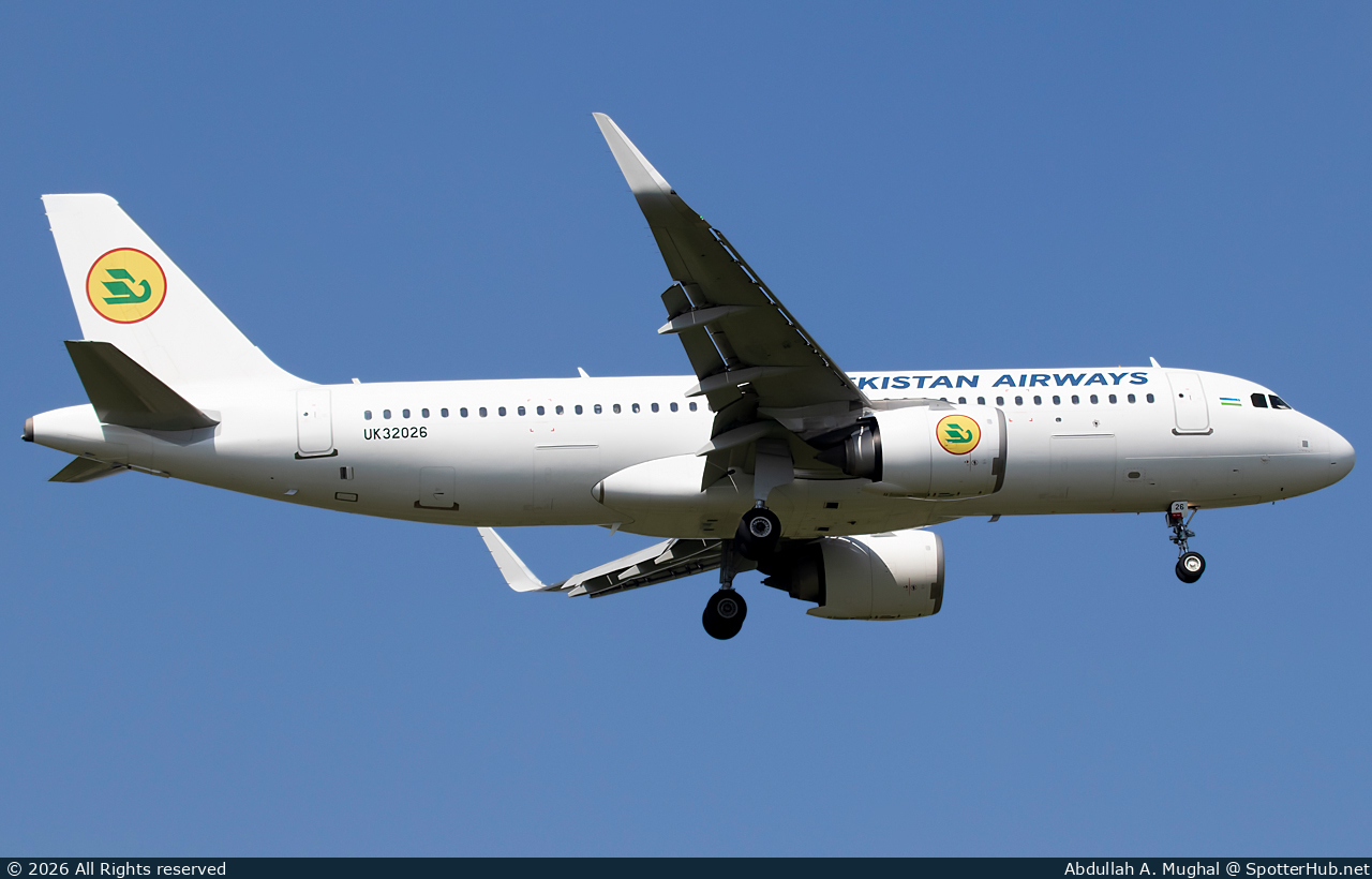 Photo of UK32026 - Airbus A320-251N operated by Uzbekistan Airways