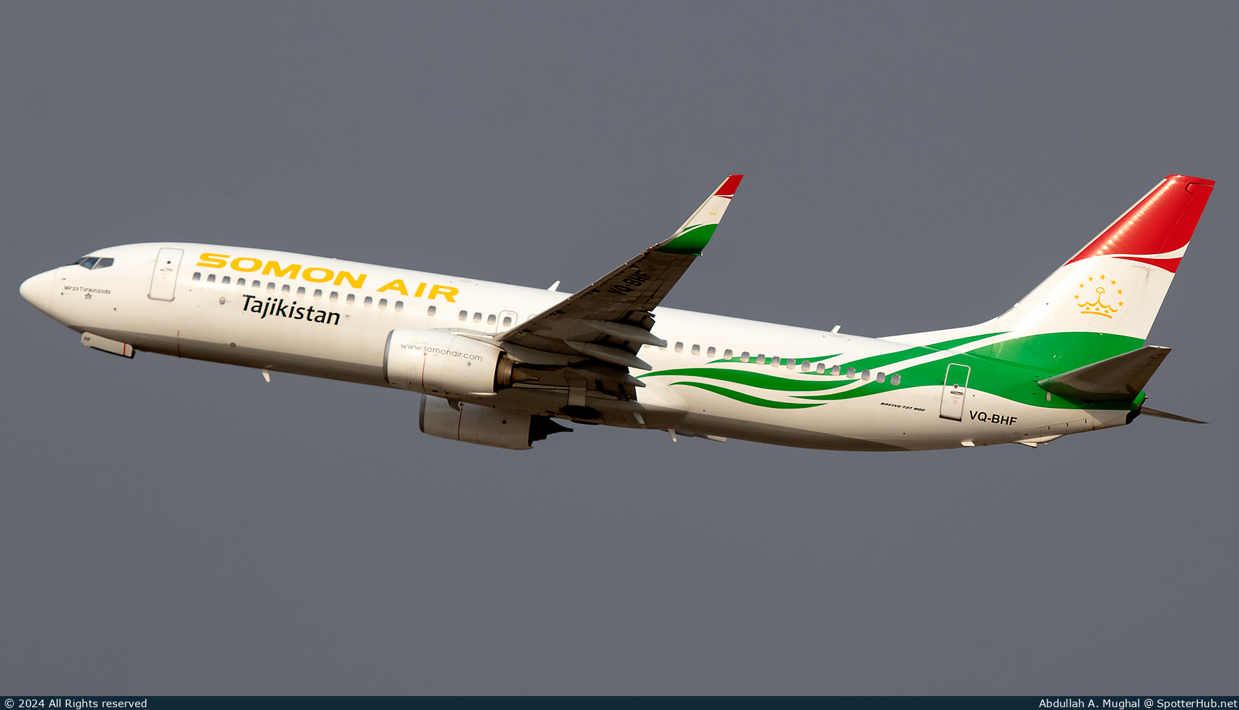 Photo of VQ-BHF - Boeing 737-8GP operated by Somon Air