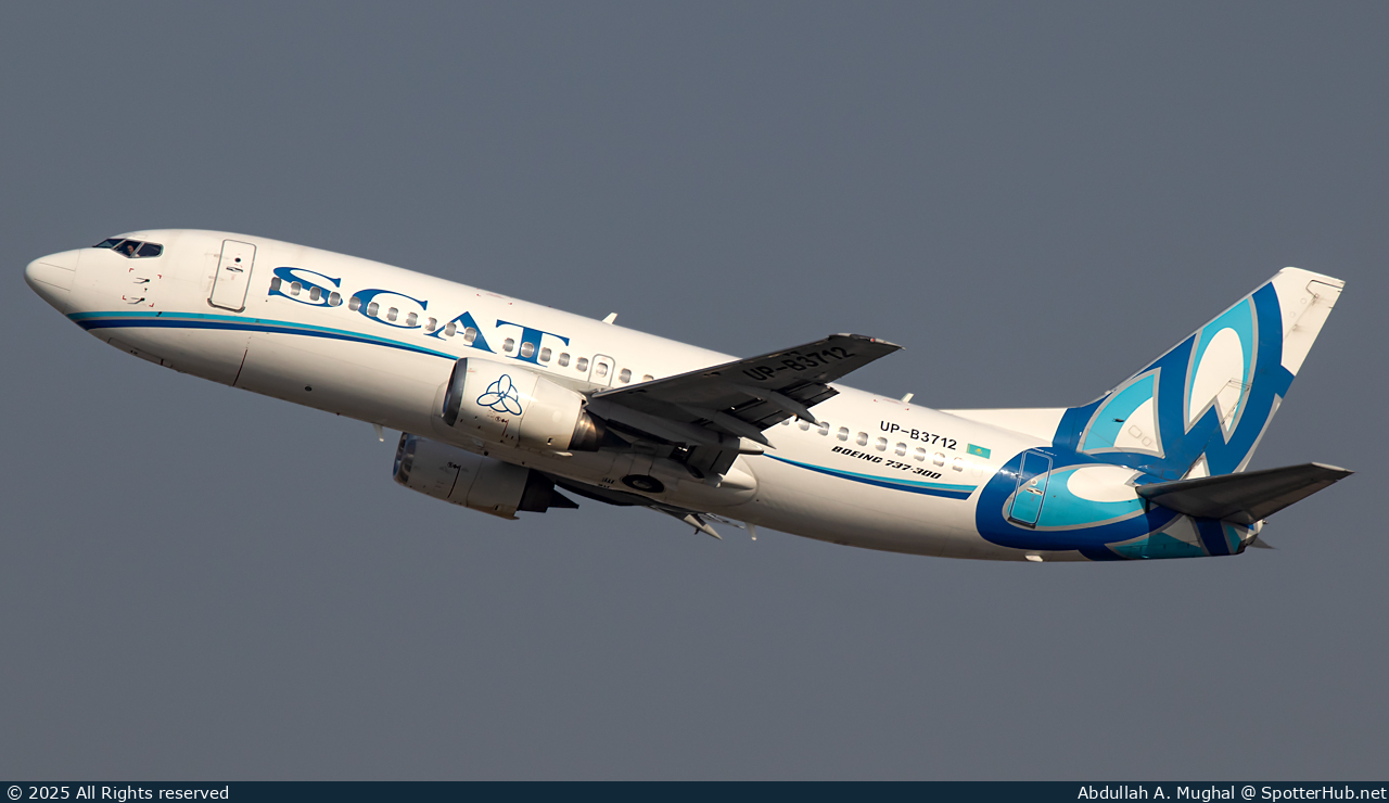 Photo of UP-B3712 - Boeing 737-35B operated by SCAT Airlines