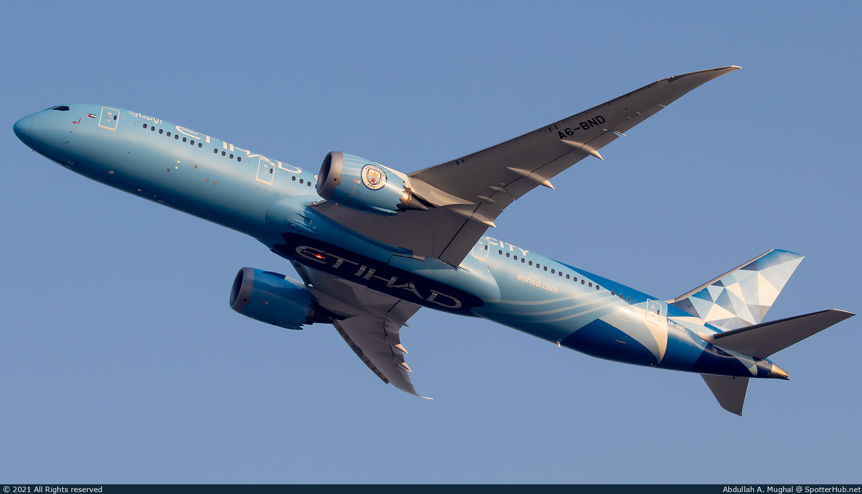 Photo of A6-BND - Boeing 787-9 Dreamliner operated by Etihad Airways