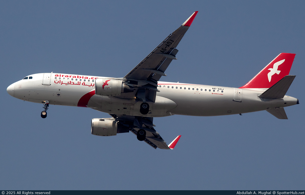 Photo of A6-AOJ - Airbus A320-214 operated by Air Arabia