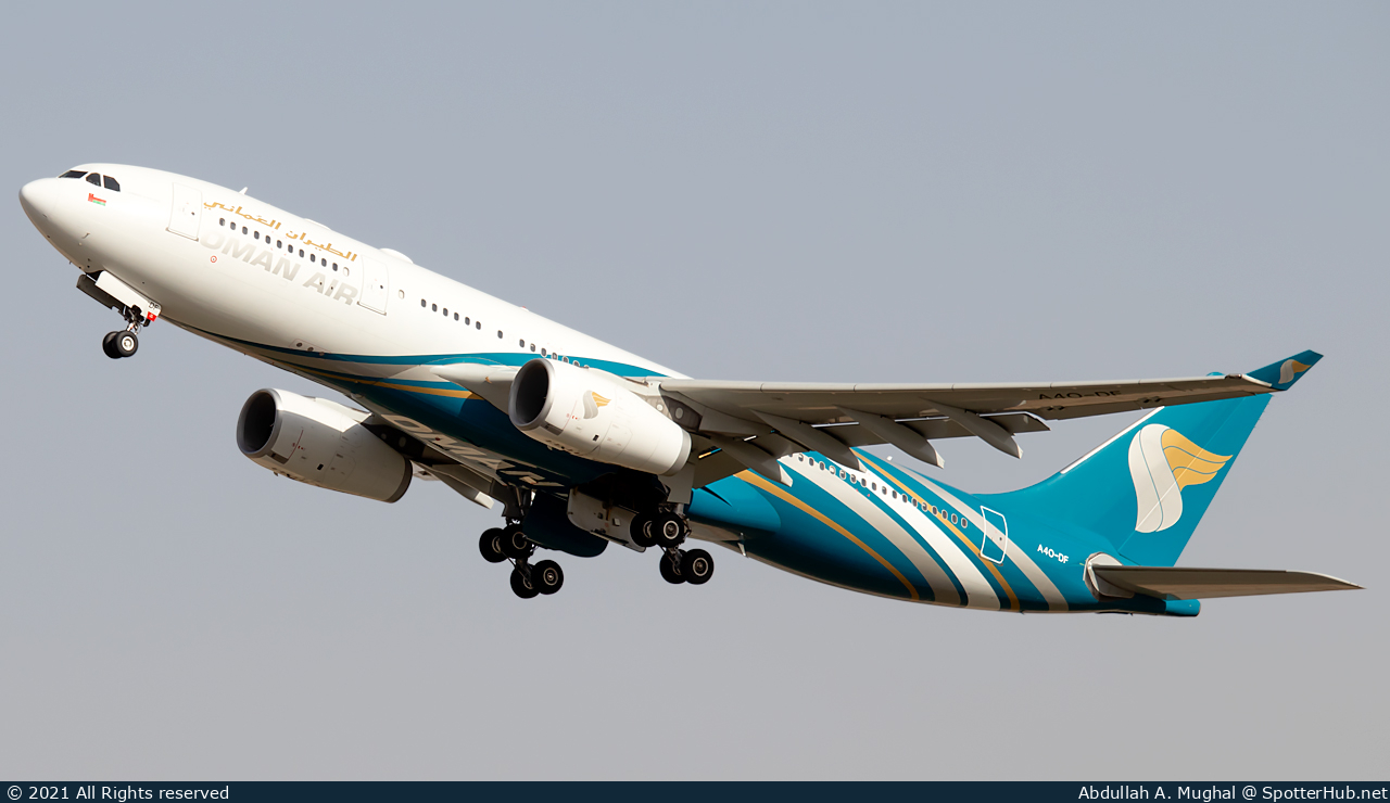 Photo of A4O-DF - Airbus A330-243 operated by Oman Air