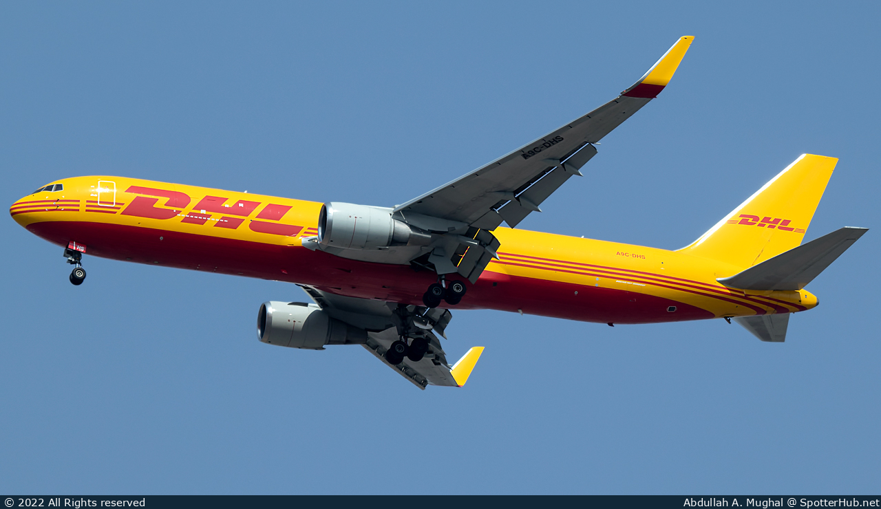 Photo of A9C-DHS - Boeing 767-323(ER)(BDSF) operated by DHL International Aviation