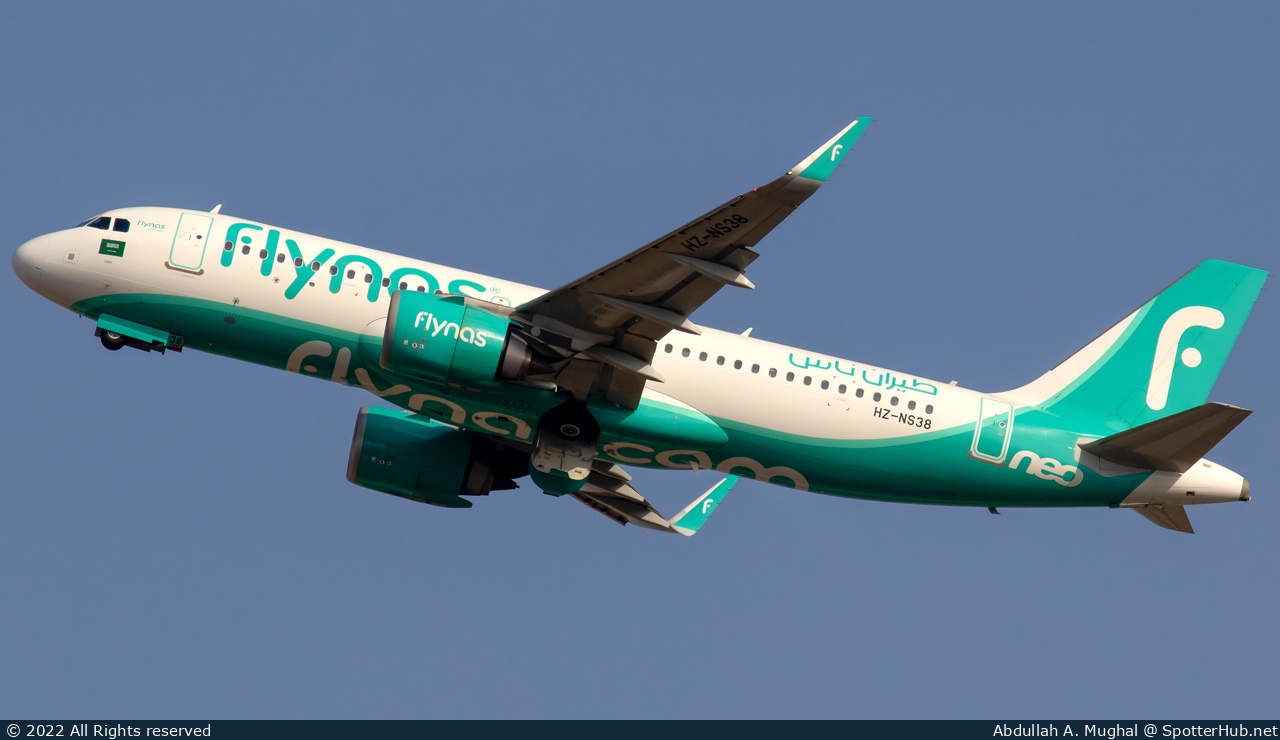 Photo of HZ-NS38 - Airbus A320-251N operated by Flynas