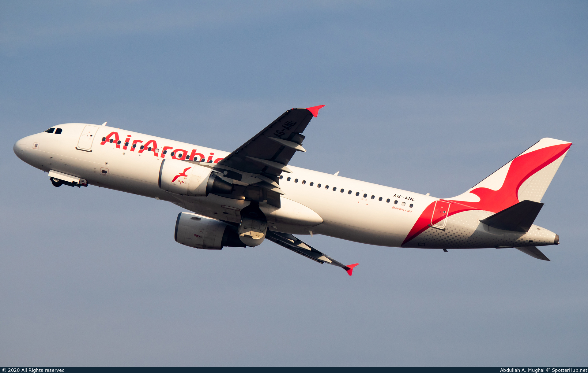 Photo of A6-ANL - Airbus A320-214 operated by Air Arabia
