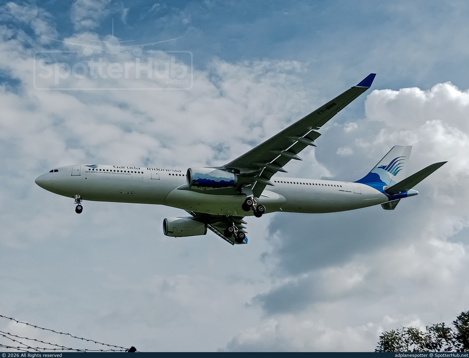 Photo of T7-SRS - Airbus A330-343 operated by Garuda Indonesia (opb San Marino Executive Aviation)