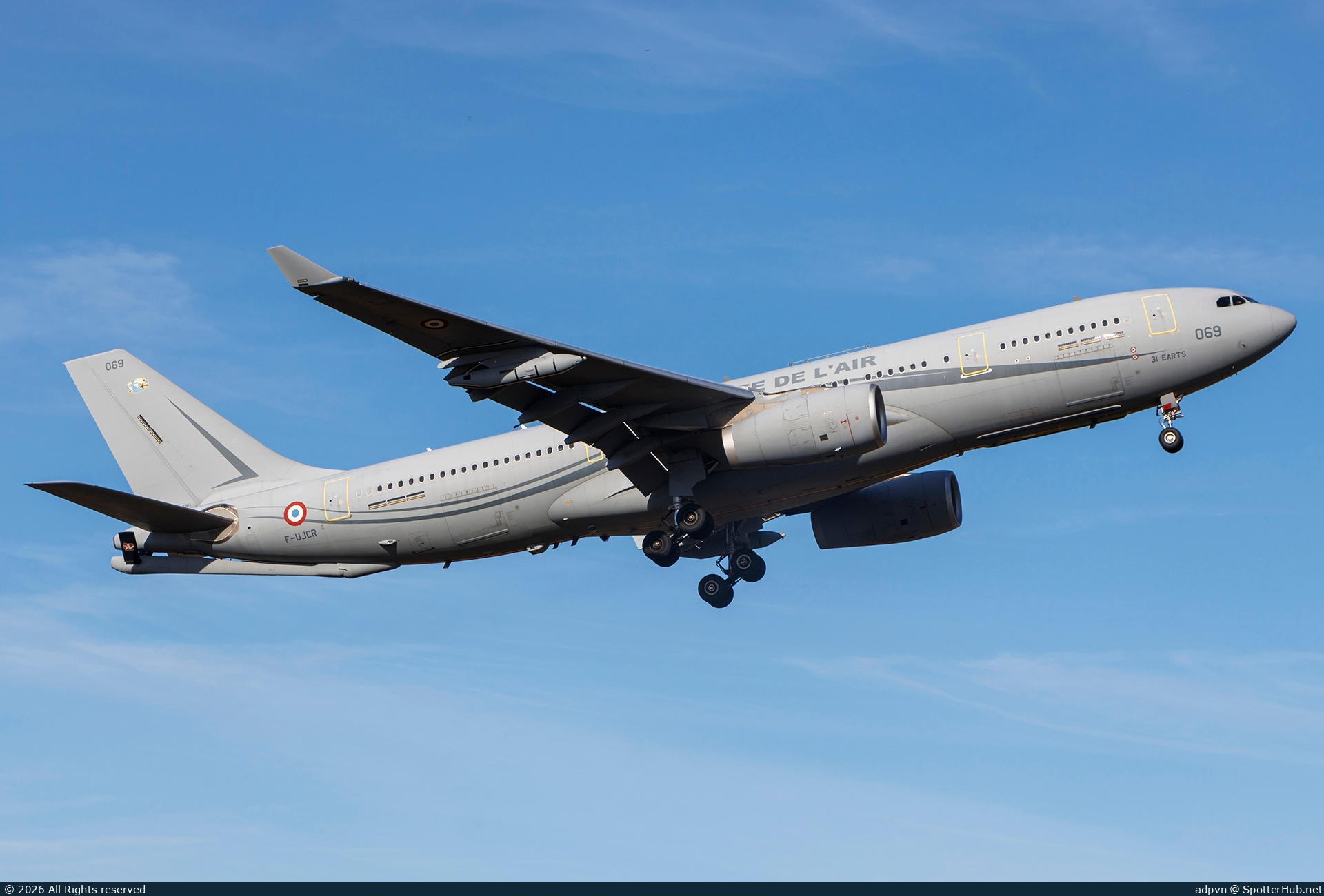 Photo of F-UJCR - Airbus A330-243(MRTT) operated by French Air Force