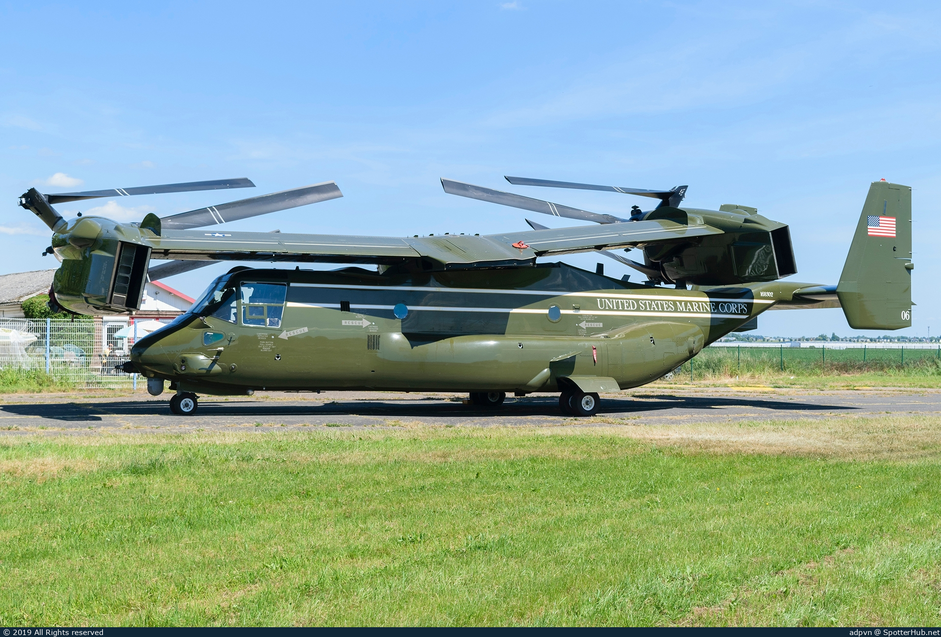 Photo of 168302 - Bell Boeing MV-22B Osprey operated by US Marine Corps