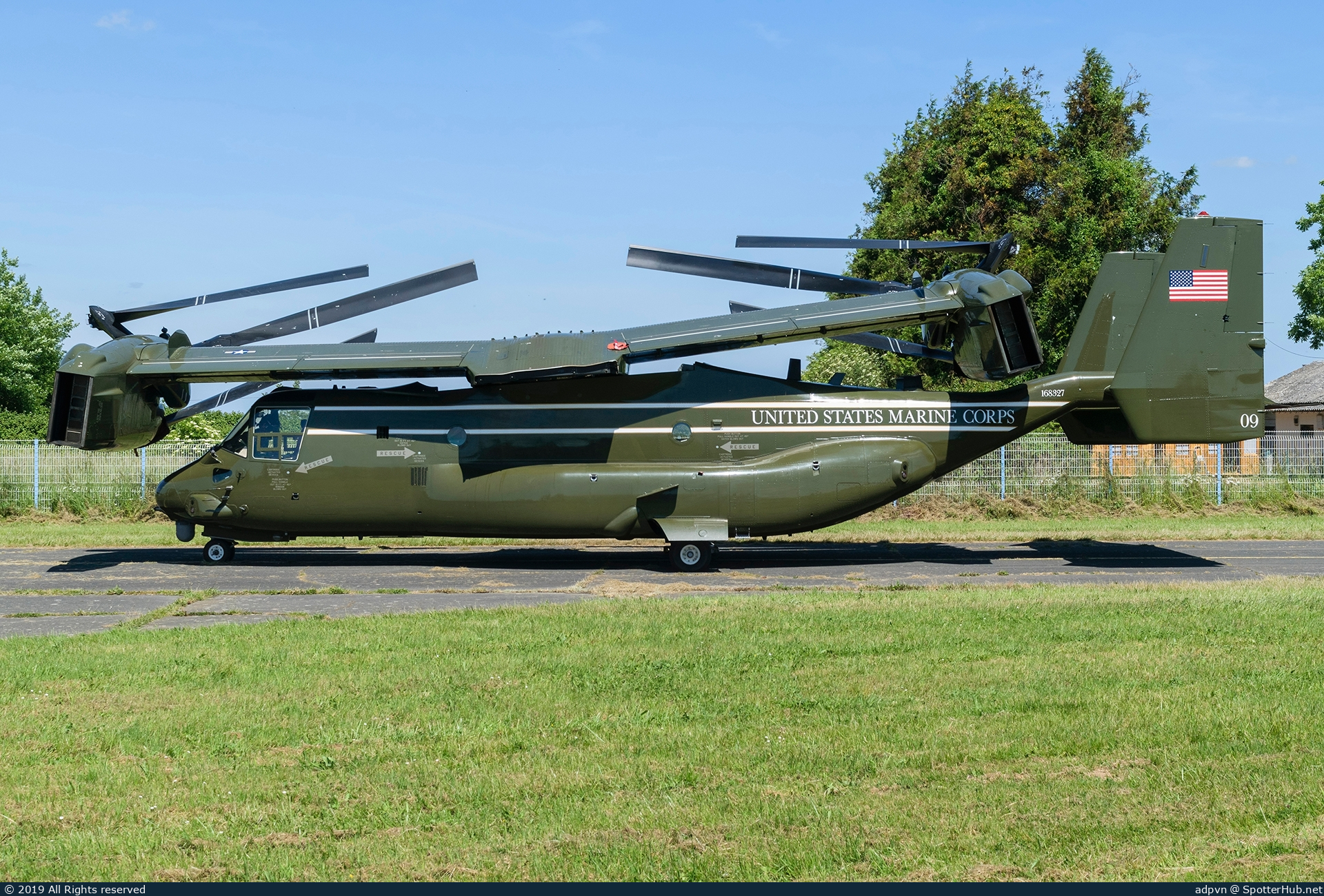 Photo of 168327 - Bell Boeing MV-22B Osprey operated by US Marine Corps