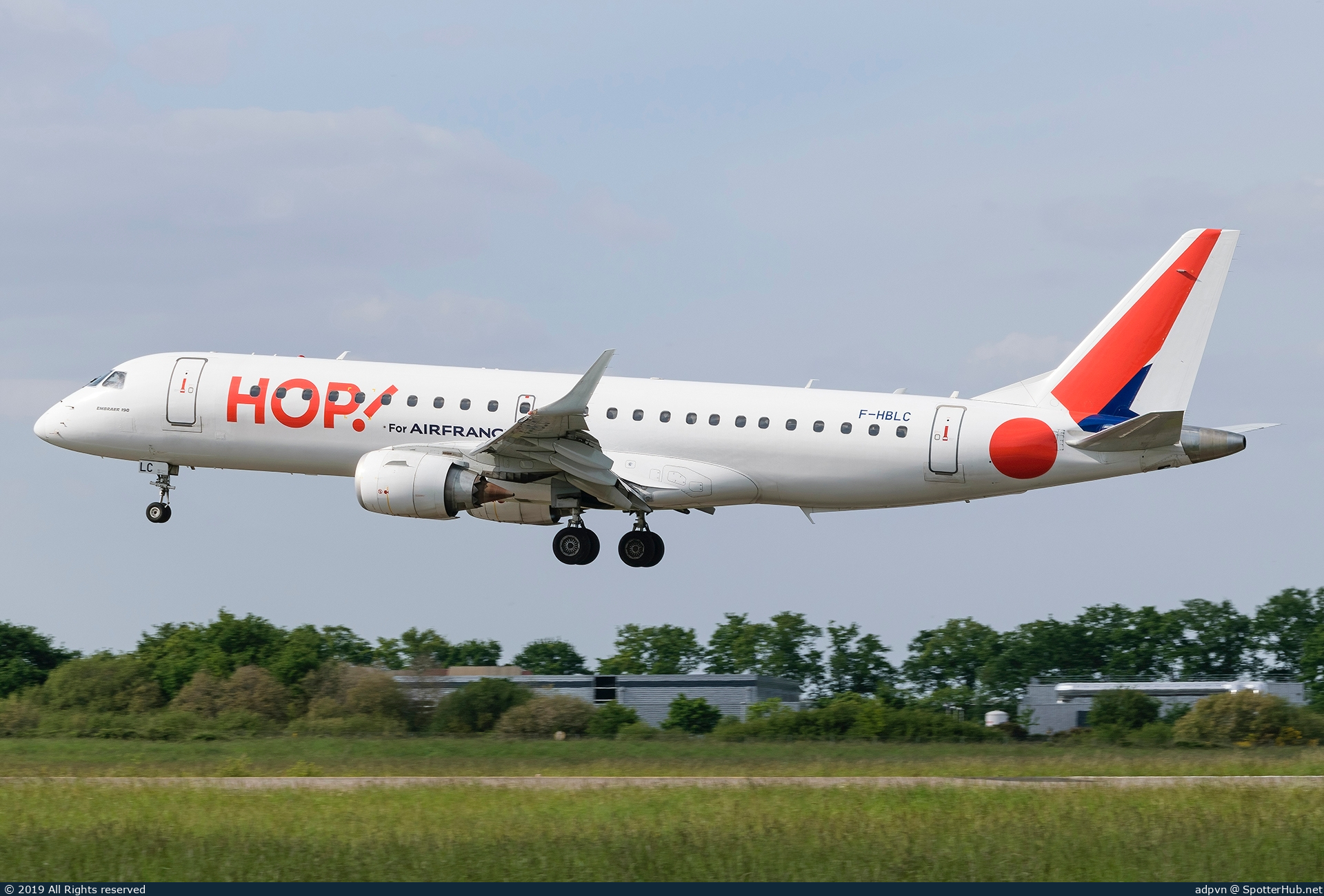 Photo of F-HBLC - Embraer ERJ-190LR operated by Air France HOP