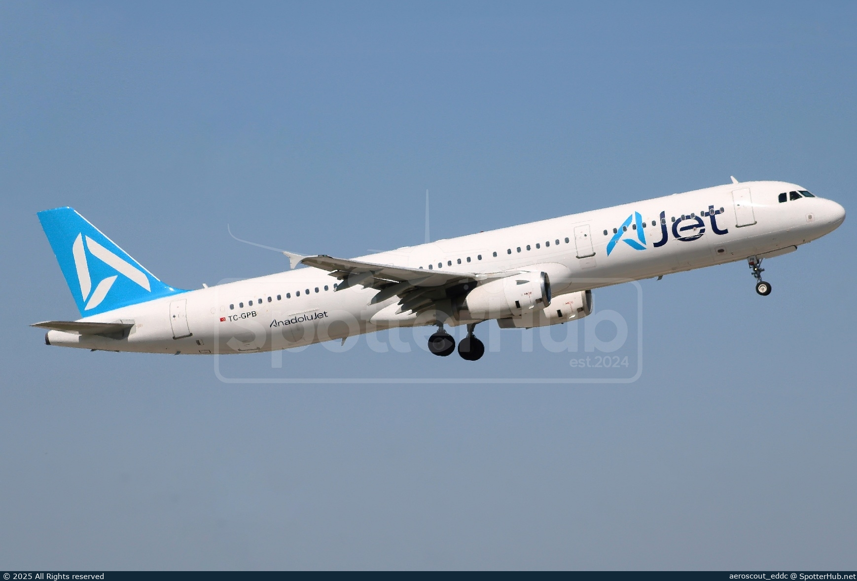 Photo of TC-GPB - Airbus A321-231 operated by AJet (opb BBN Airlines)