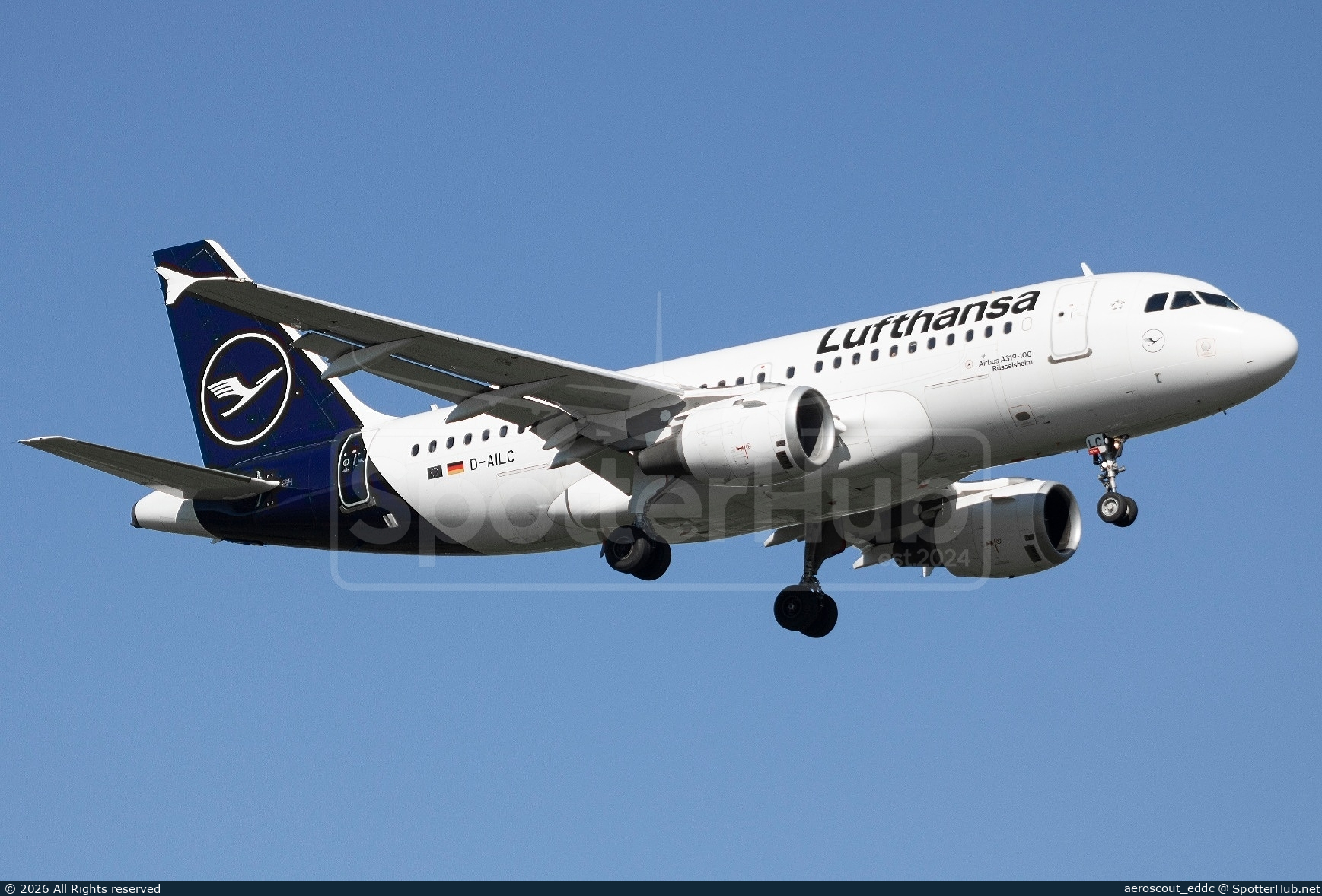 Photo of D-AILC - Airbus A319-114 operated by Lufthansa