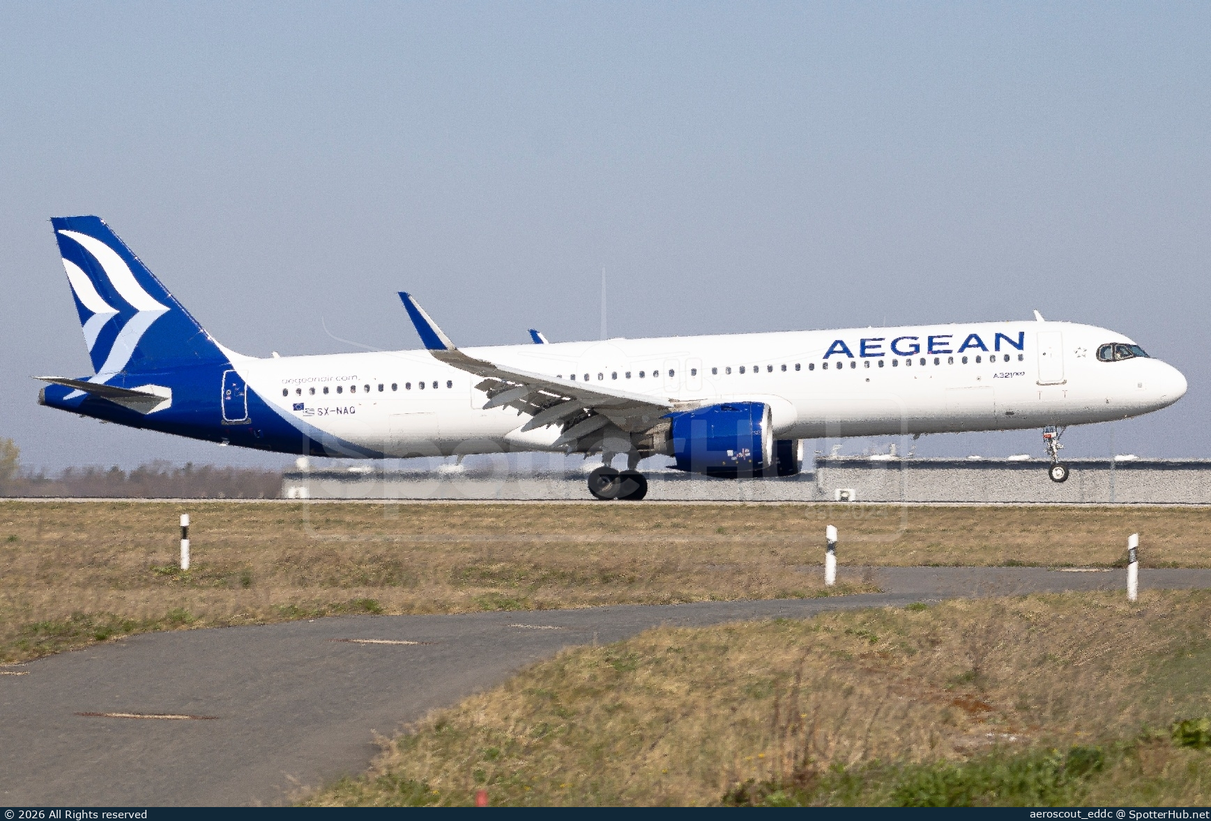 Photo of SX-NAQ - Airbus A321-271NX operated by Aegean Airlines