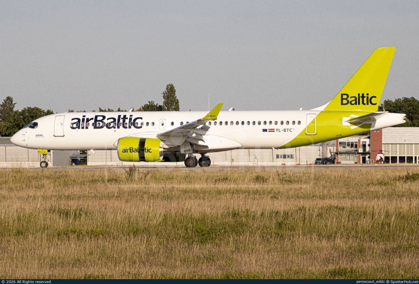 Photo of YL-BTC - Airbus A220-300 operated by airBaltic