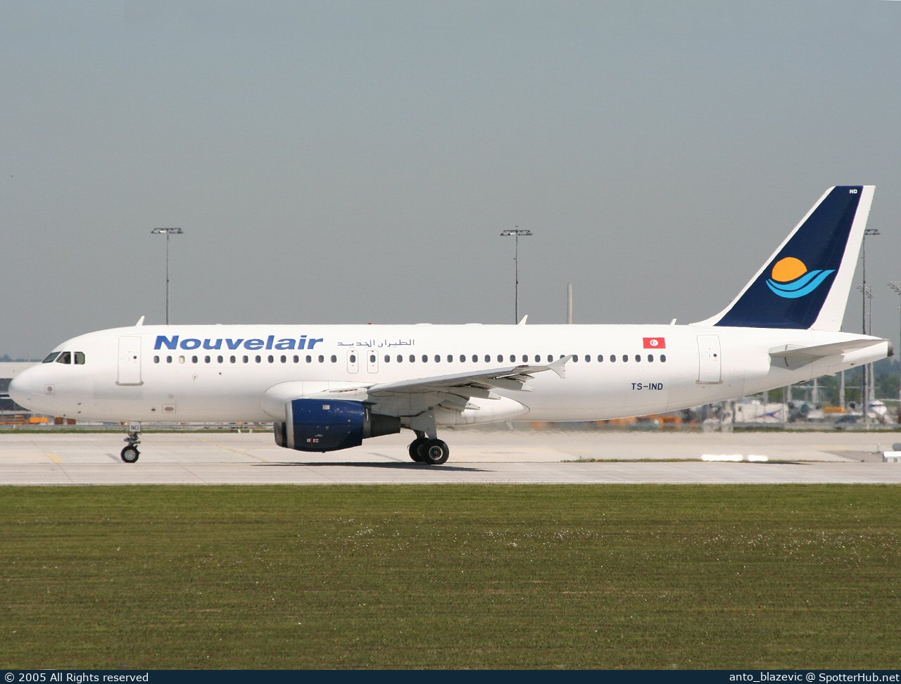 Photo of TS-IND - Airbus A320-212 operated by Nouvelair