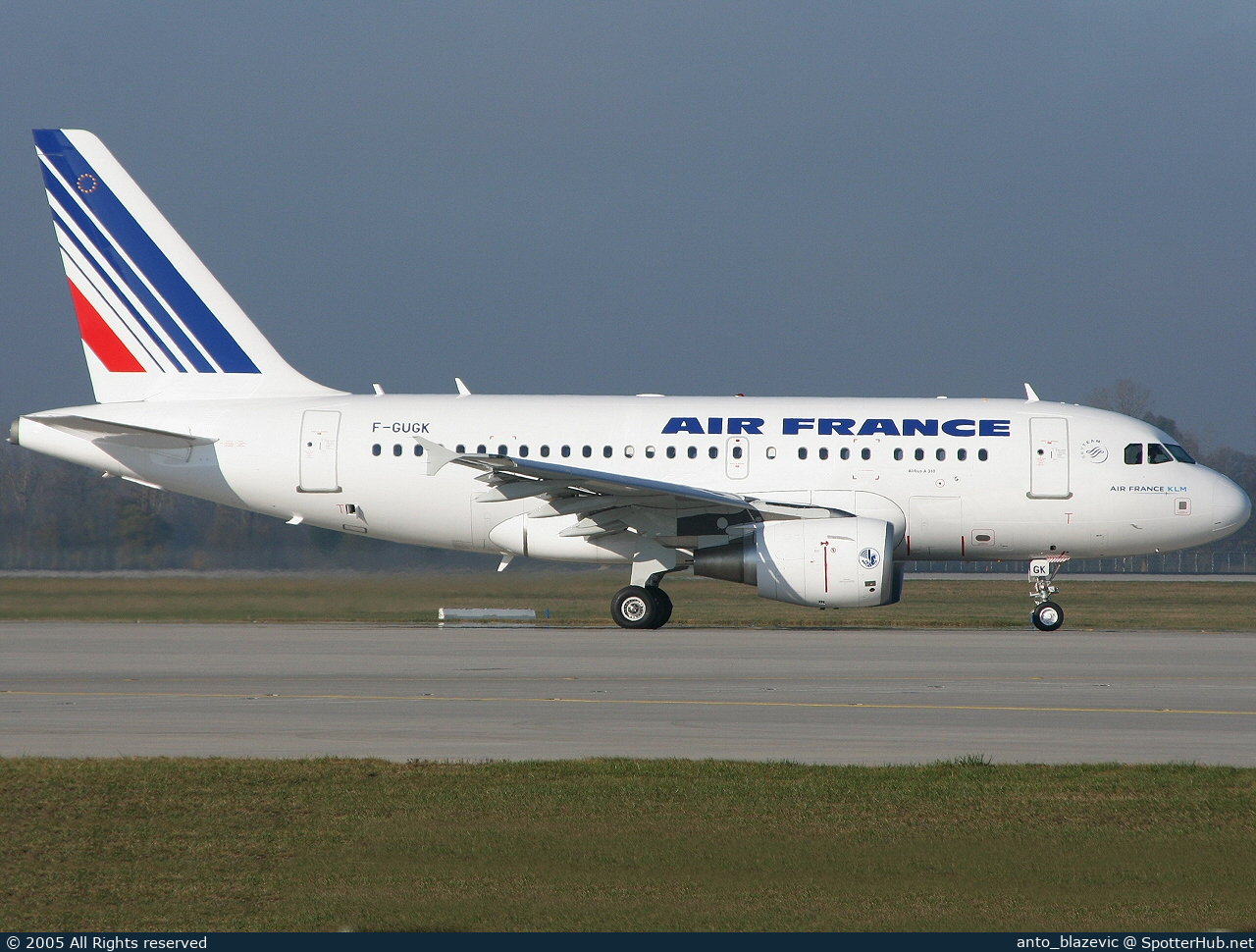 Photo of F-GUGK - Airbus A318-111 operated by Air France