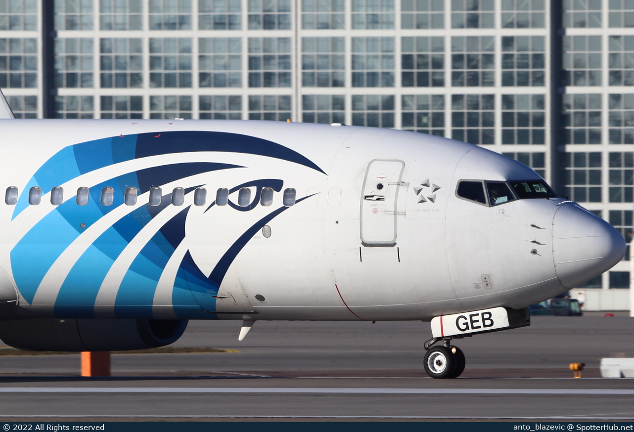 Photo of SU-GEB - Boeing 737-866 operated by Egyptair