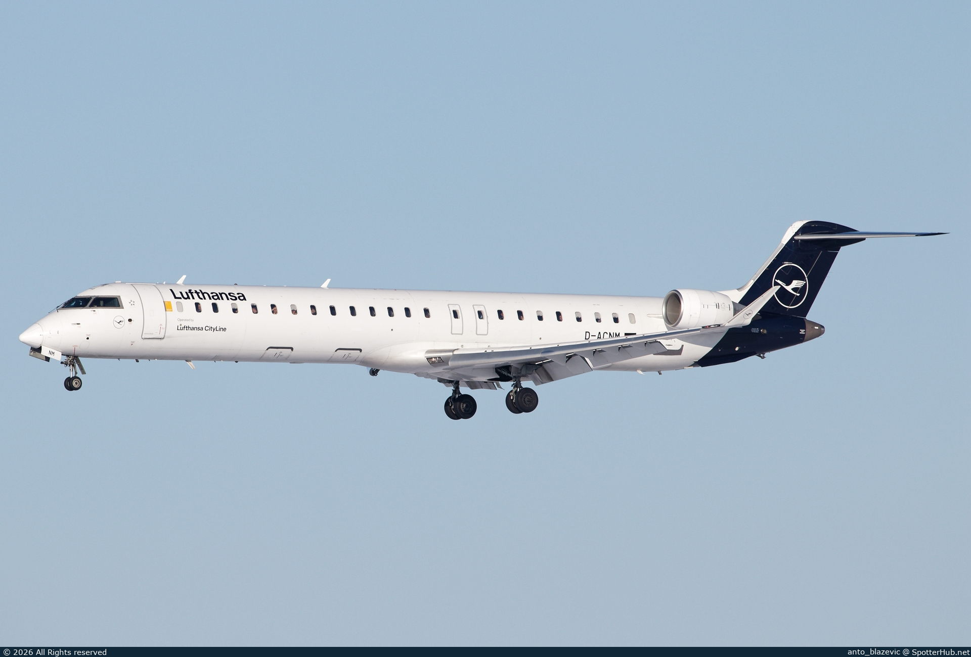 Photo of D-ACNM - Bombardier CRJ-900LR operated by Lufthansa CityLine