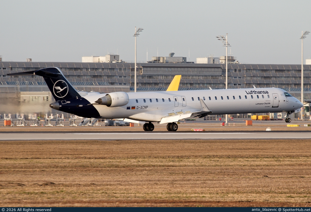 Photo of D-ACNP - Bombardier CRJ-900LR operated by Lufthansa CityLine