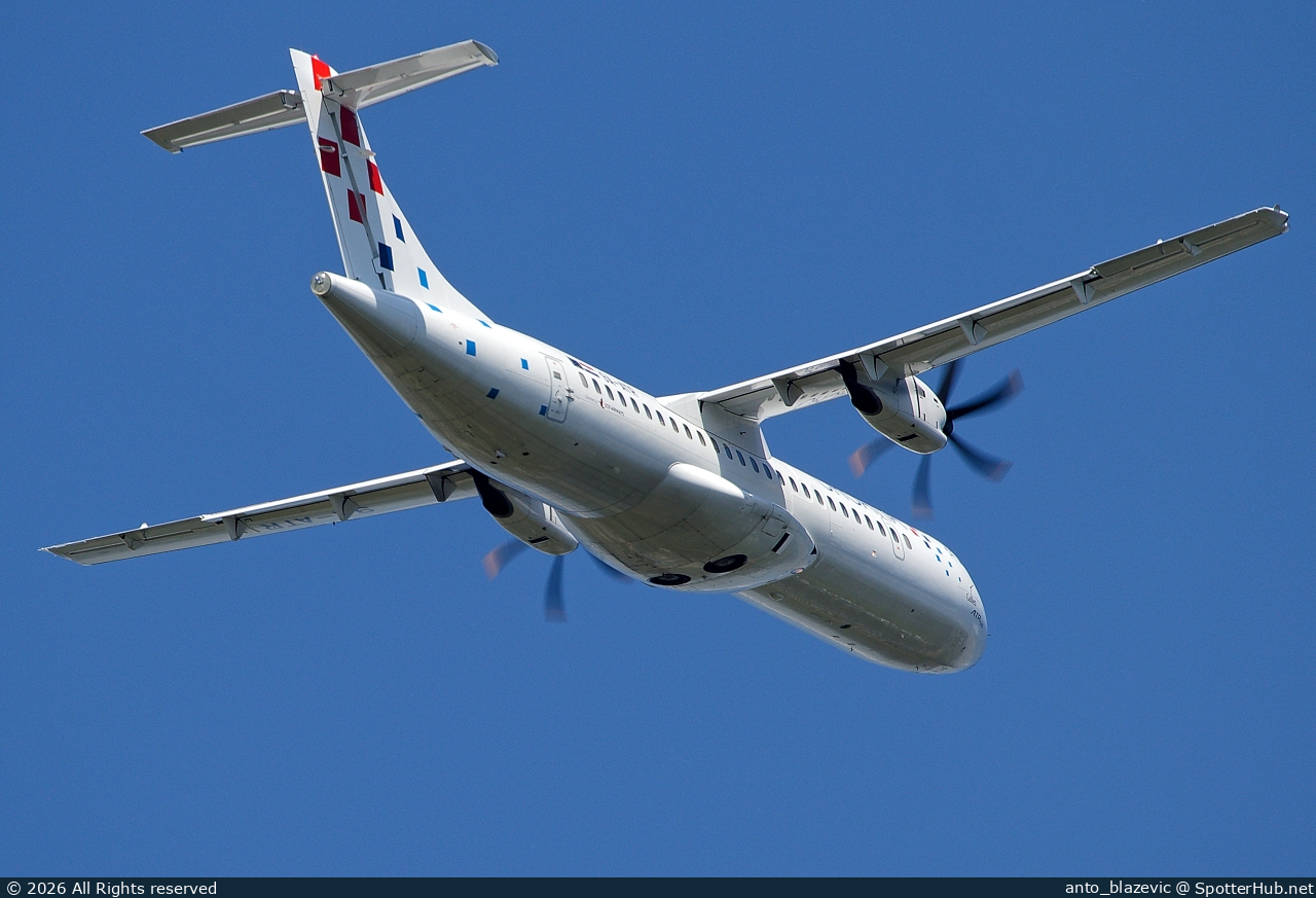 Photo of 9A-ATR - ATR 72-600 operated by Croatia Airlines (opb ETF Airways)