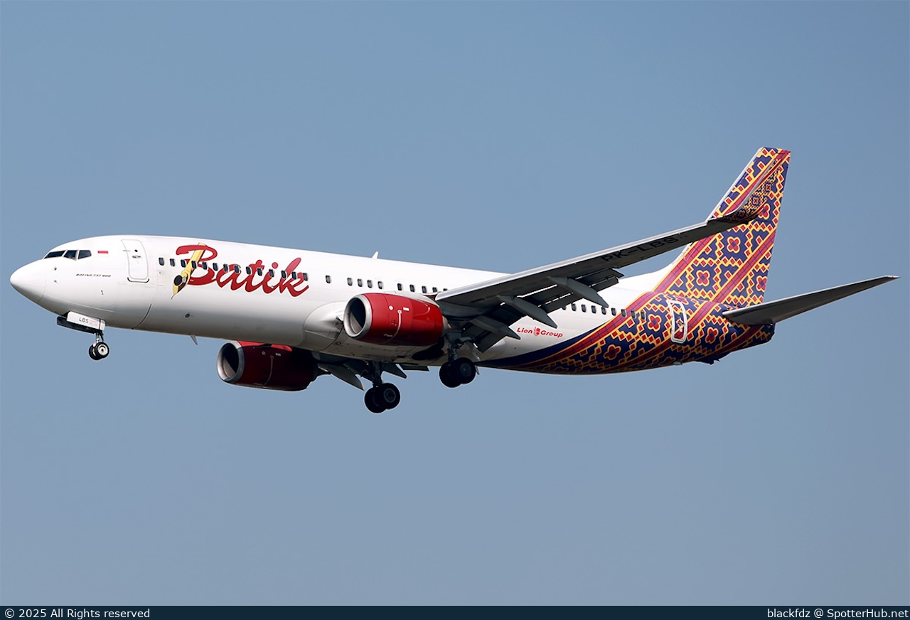 Photo of PK-LBS - Boeing 737-8GP operated by Batik Air