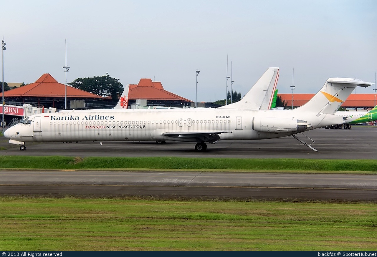 Photo of PK-KAP - McDonnell Douglas MD-83 operated by Kartika Airlines