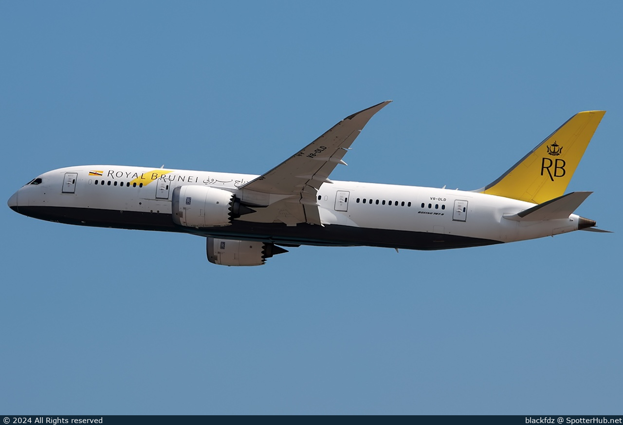 Photo of V8-DLD - Boeing 787-8 Dreamliner operated by Royal Brunei Airlines