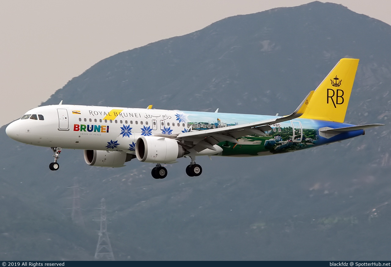 Photo of V8-RBD - Airbus A320-251N operated by Royal Brunei Airlines