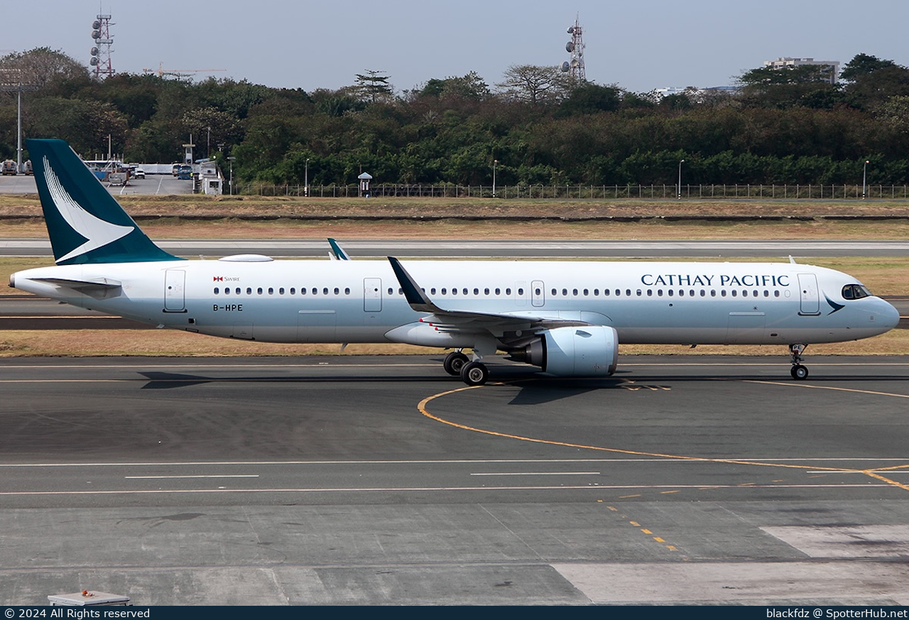 Photo of B-HPE - Airbus A321-251NX operated by Cathay Pacific Airways