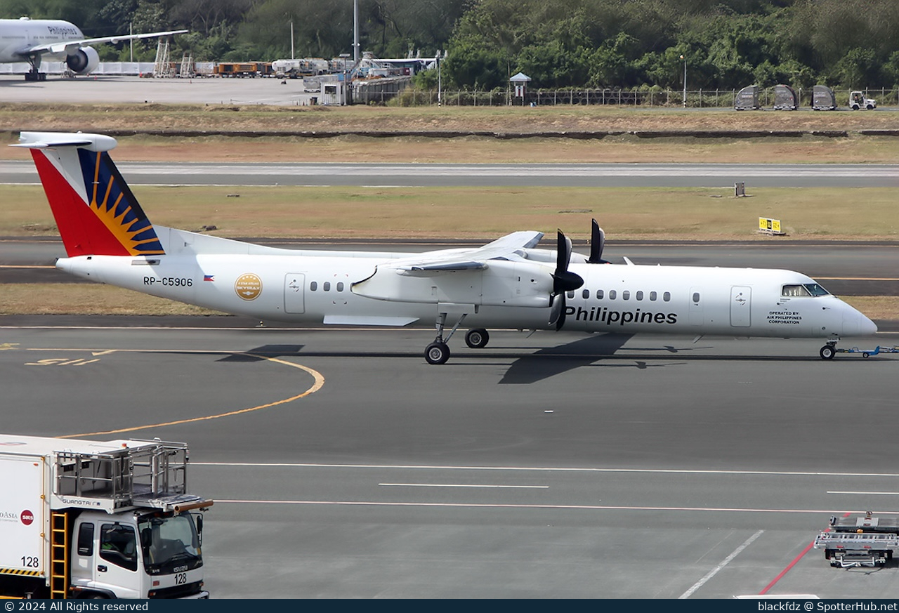 Photo of RP-C5906 - Bombardier DHC-8-402 Dash 8 Q400 operated by Philippine Airlines (opb PAL Express)
