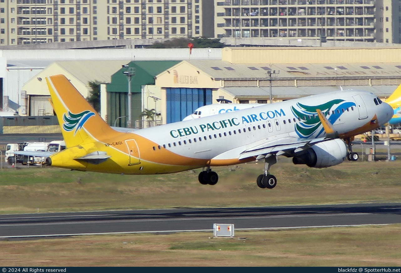 Photo of RP-C4101 - Airbus A320-214 operated by Cebu Pacific