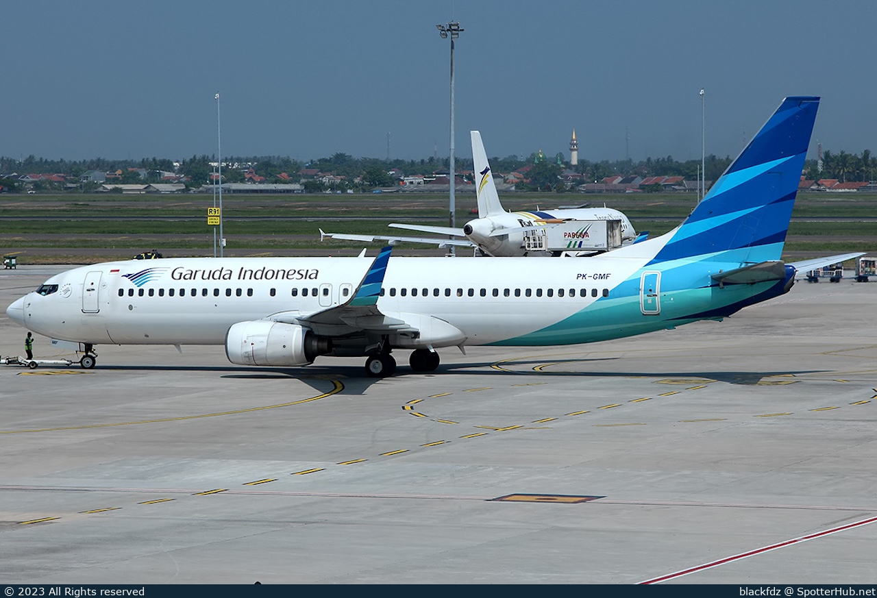 Photo of PK-GMF - Boeing 737-8U3 operated by Garuda Indonesia