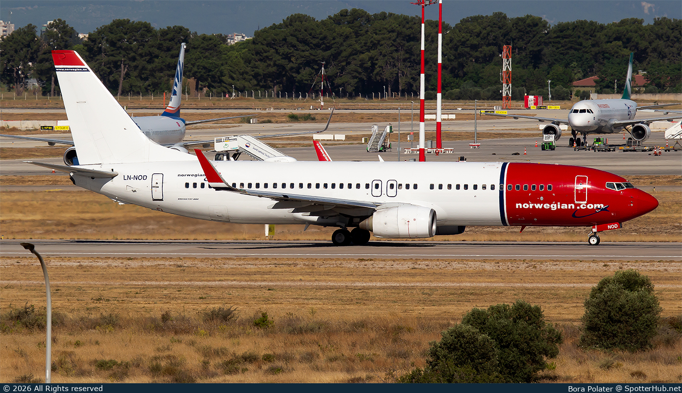 Photo of LN-NOD - Boeing 737-8Q8 operated by Norwegian Air Shuttle