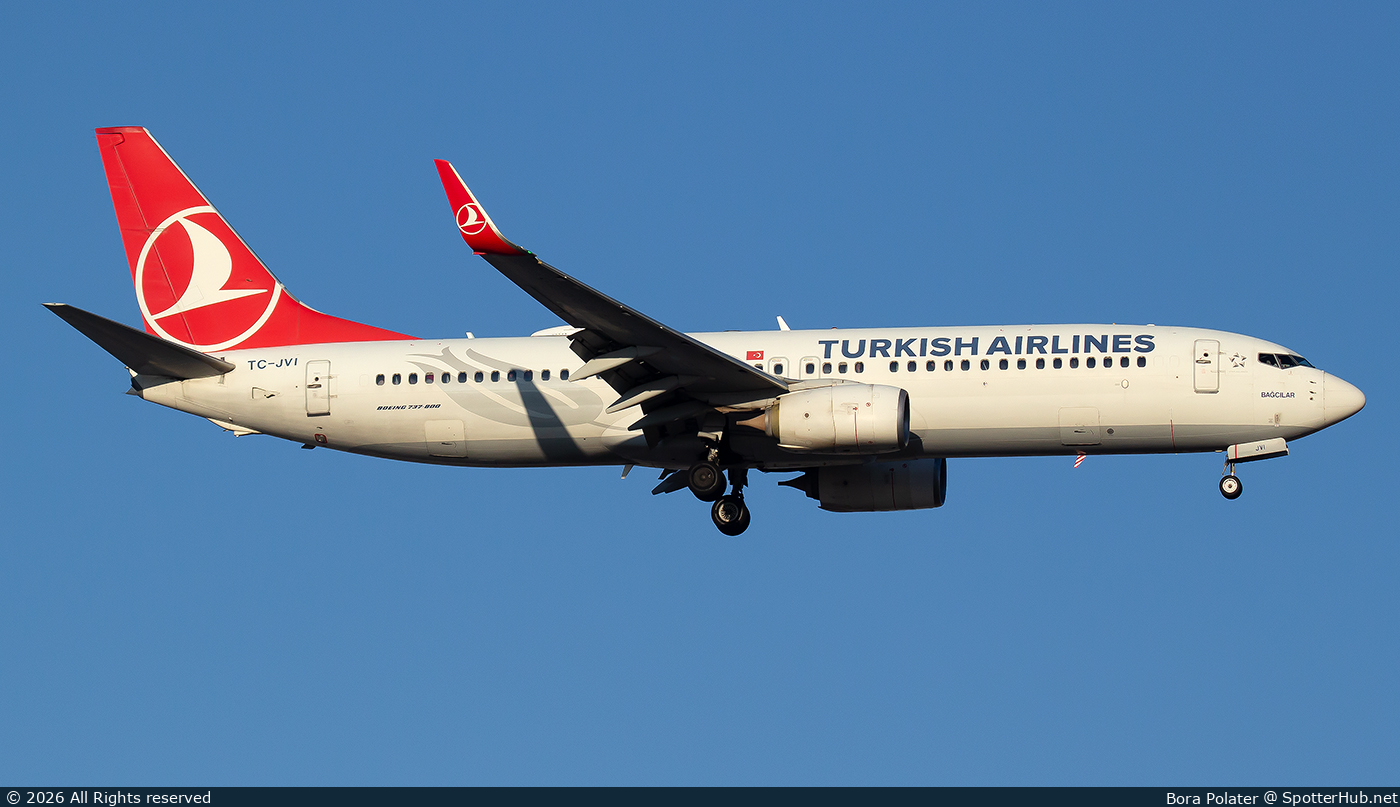Photo of TC-JVI - Boeing 737-8F2 operated by Turkish Airlines