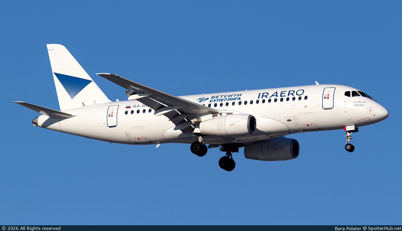 Photo of RA-89034 - Sukhoi Superjet 100-95LR operated by IrAero