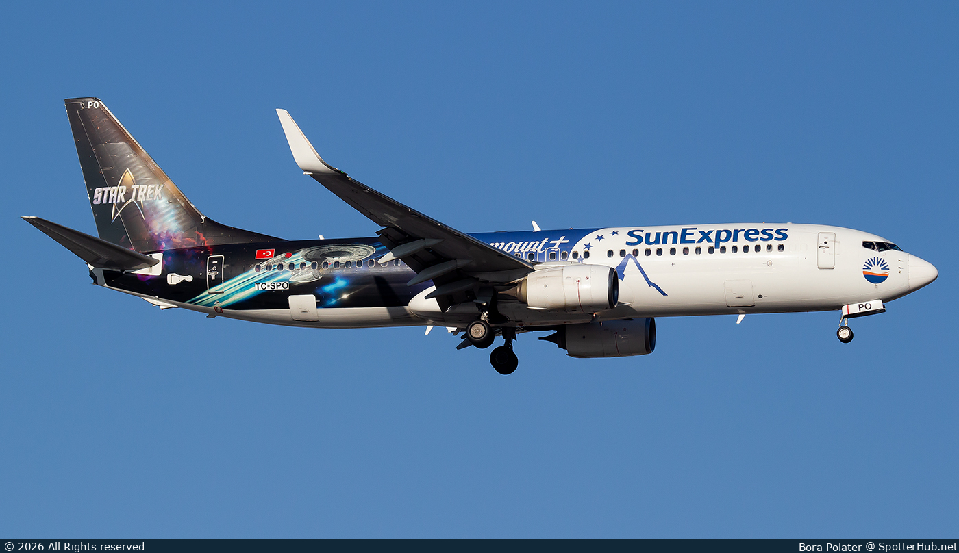 Photo of TC-SPO - Boeing 737-8MA operated by SunExpress