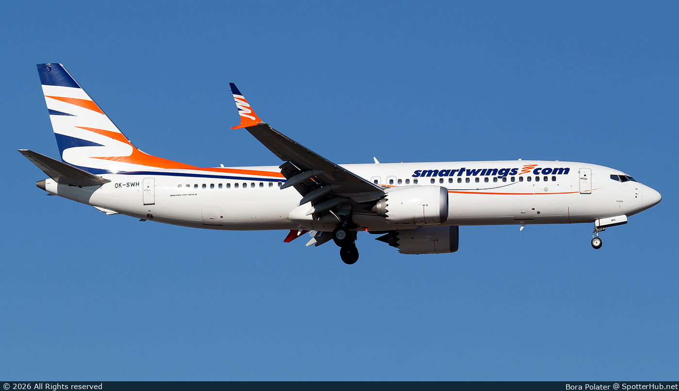 Photo of OK-SWH - Boeing 737 MAX 8 operated by SmartWings