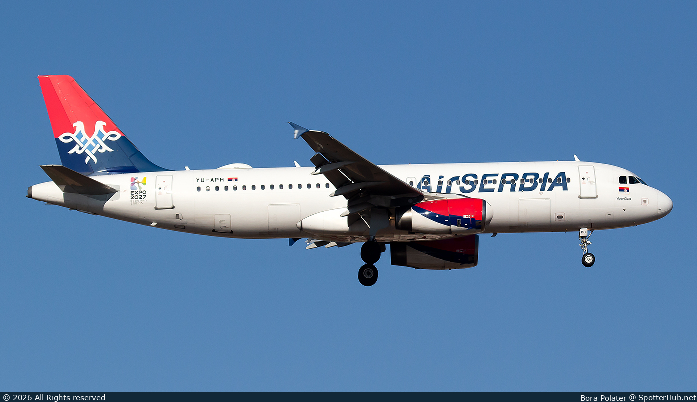 Photo of YU-APH - Airbus A320-232 operated by Air Serbia