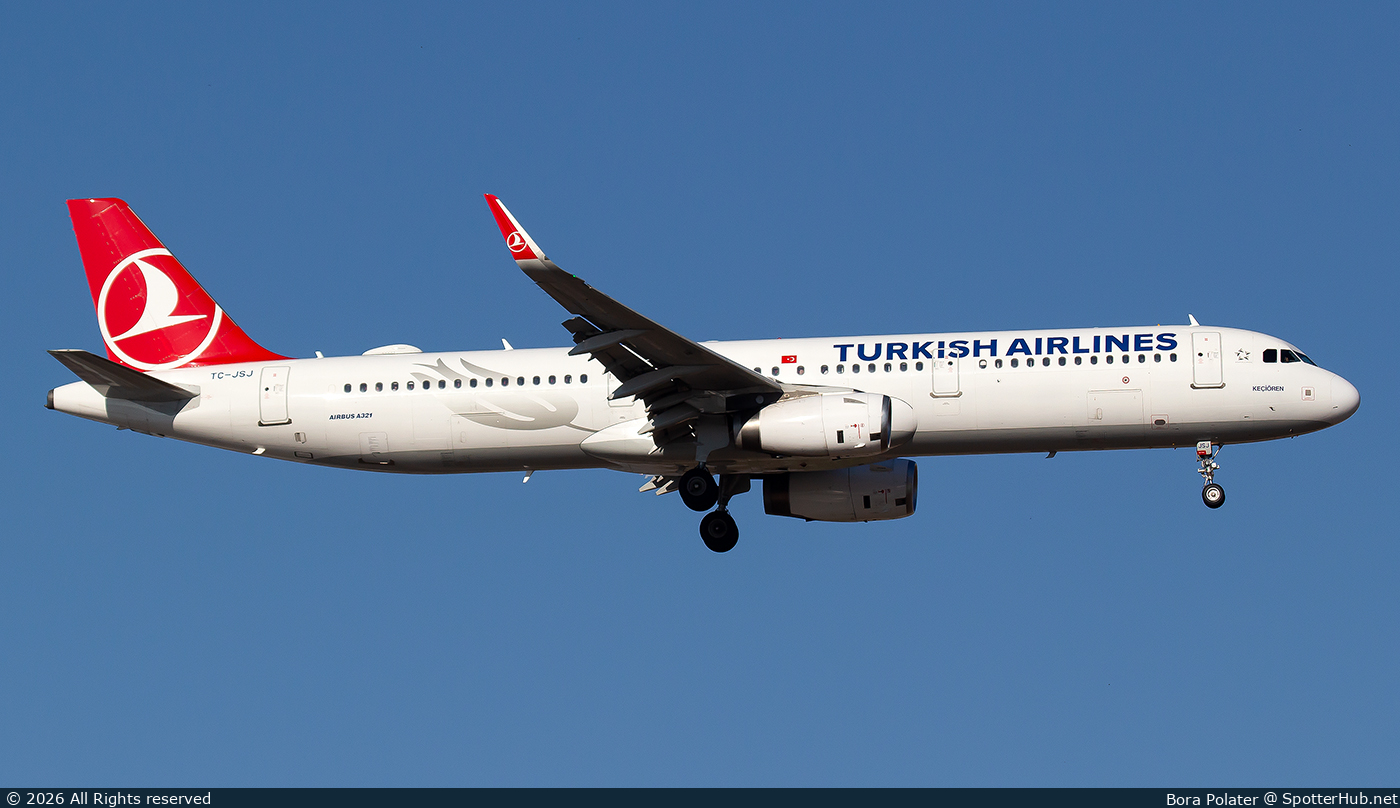 Photo of TC-JSJ - Airbus A321-231 operated by Turkish Airlines