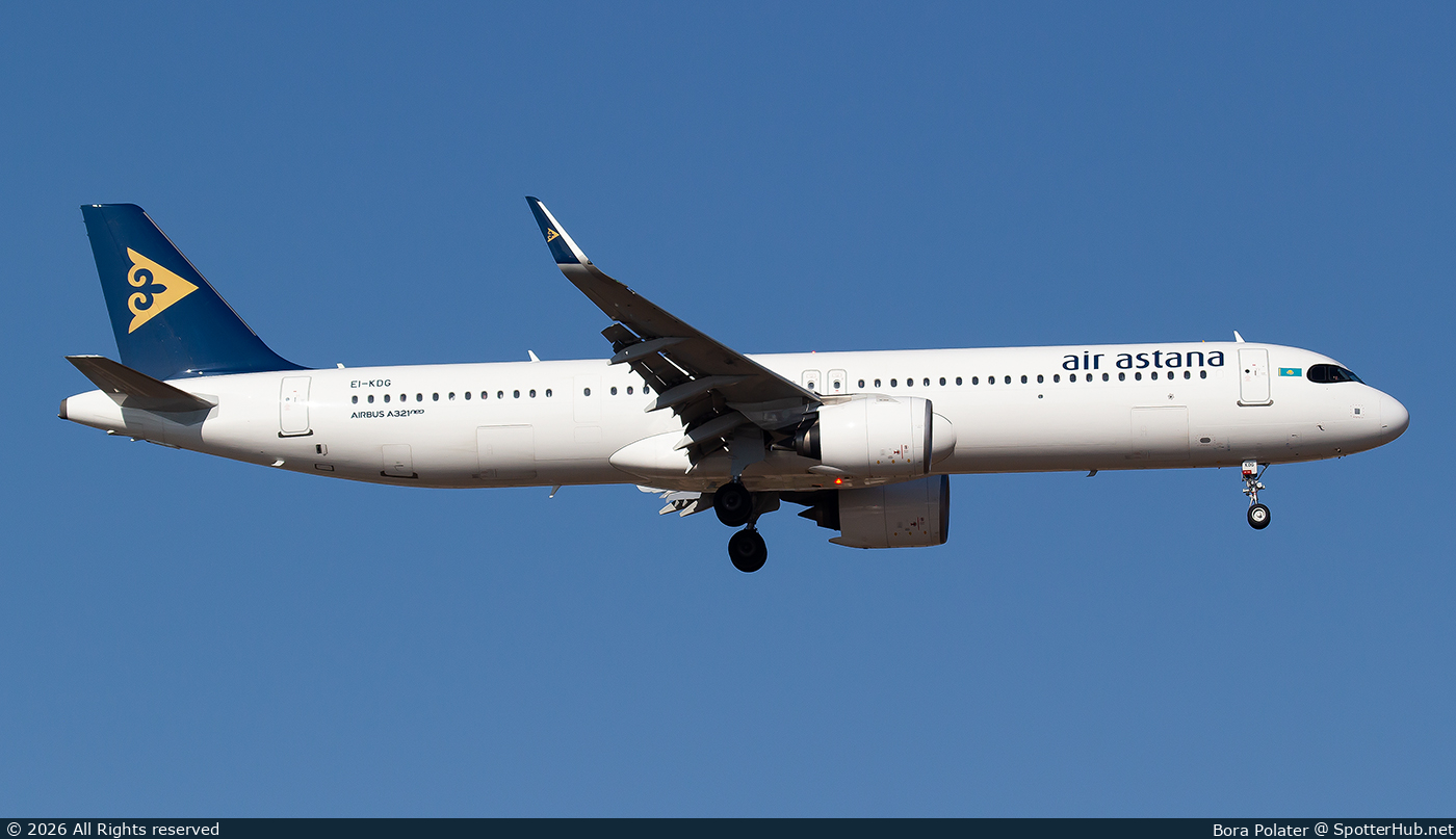 Photo of EI-KDG - Airbus A321-271NX operated by Air Astana