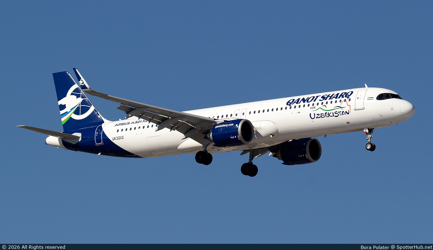 Photo of UK32112 - Airbus A321-253NY operated by Qanot Sharq Airlines