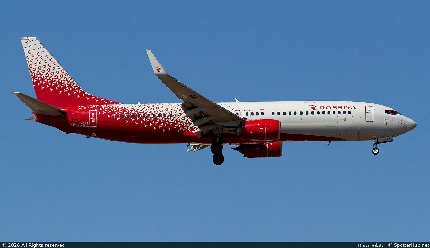 Photo of RA-73211 - Boeing 737-8LJ operated by Rossiya Airlines