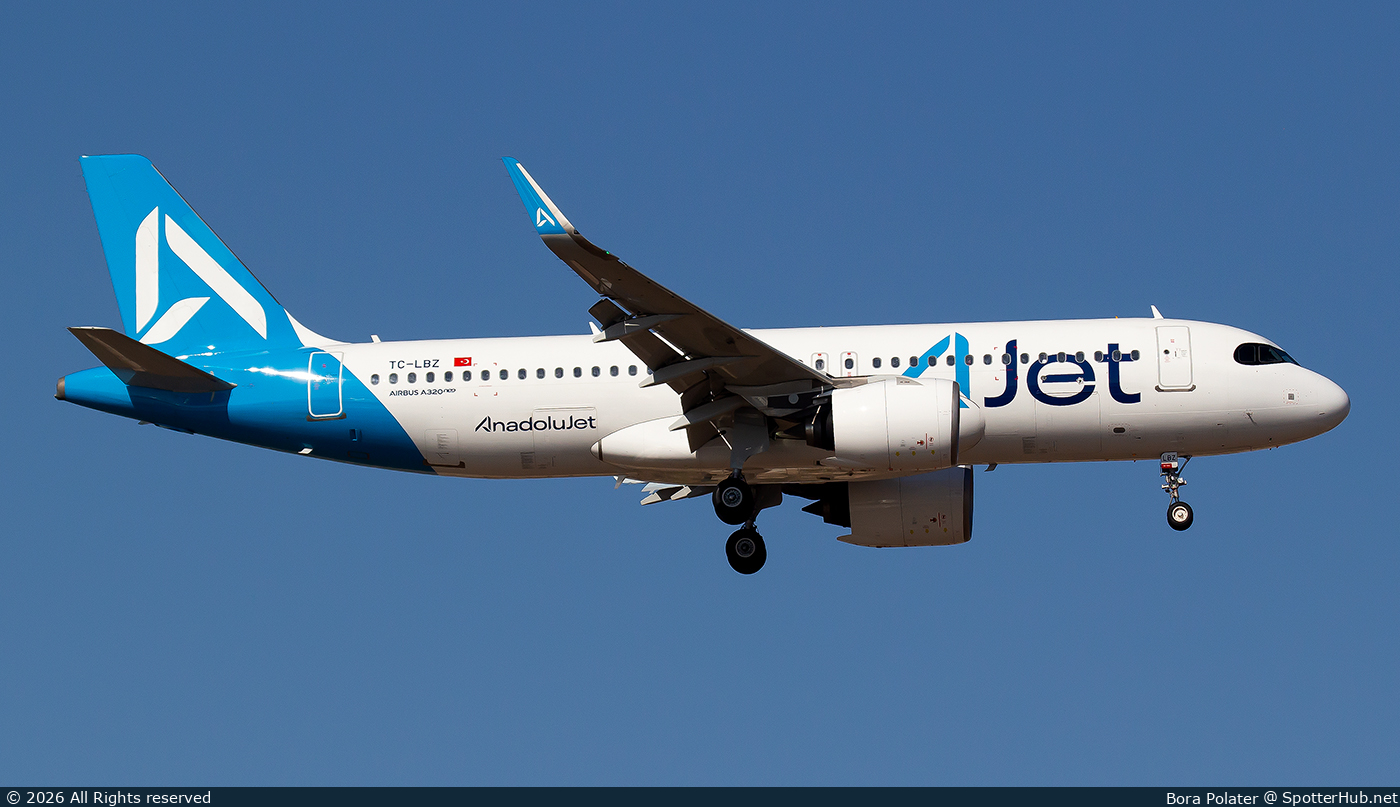Photo of TC-LBZ - Airbus A320-271N operated by AJet