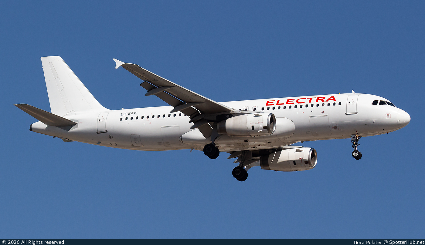 Photo of LZ-EAP - Airbus A320-232 operated by Electra Airways