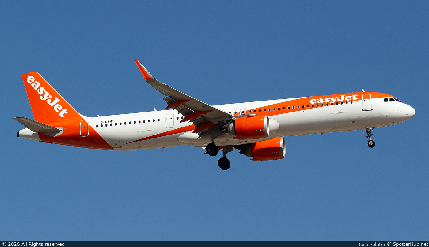 Photo of G-UZMI - Airbus A321-251NX operated by easyJet