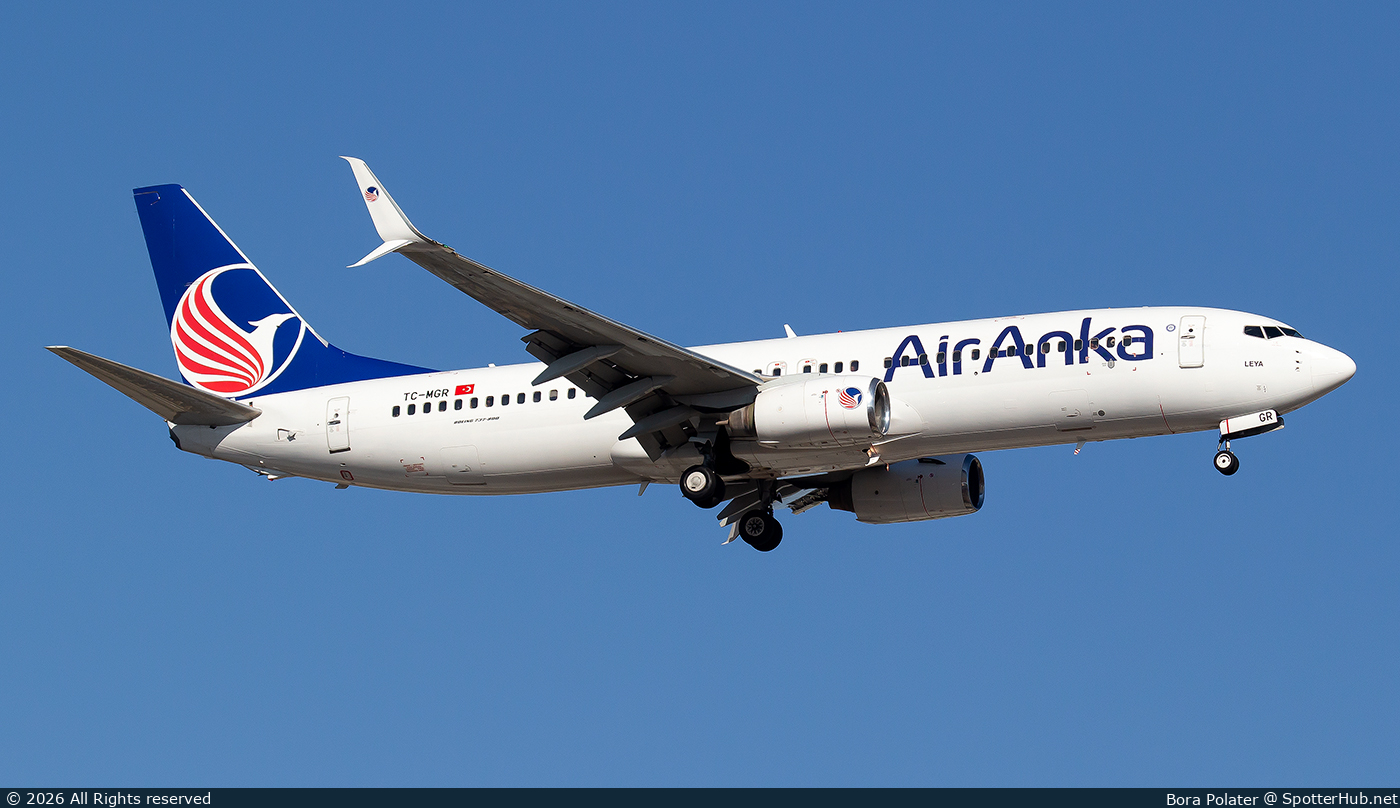 Photo of TC-MGR - Boeing 737-85F operated by Air Anka (opb Mavi Gök Airlines)